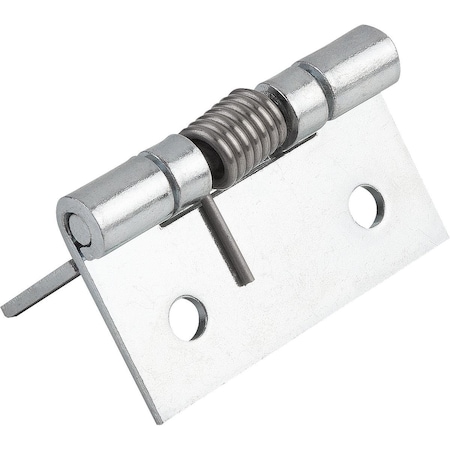 Kipp Spring Hinge Spring Open A=50, B=50, Steel Galvanized K1173.50500